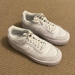 white nike air forces